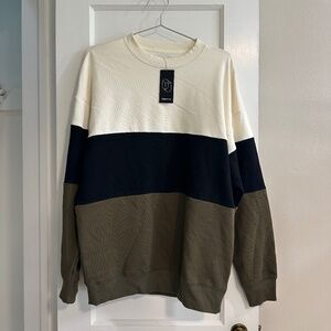 Original Use Men's color block sweat shirt